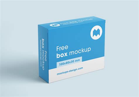 free box mockup templates